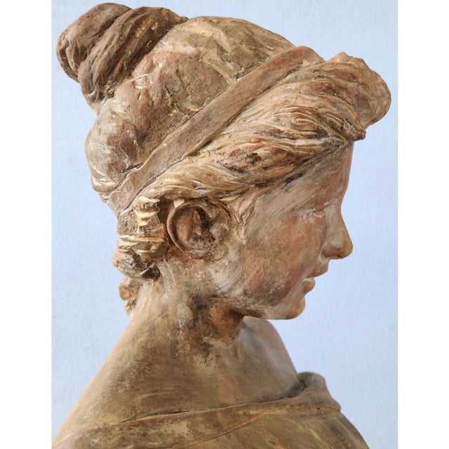 Tuscan Terracotta Spring Statue, 1900 For Sale - Image 3 of 8