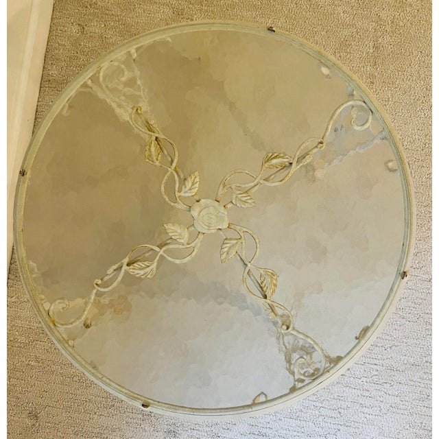 Purchased at an Estate Sale in Florida, this sweet table in the style of John Salterini, is in very good Estate condition,...