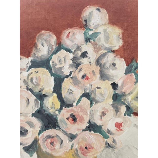 After Evan Walters, Flowers, 1960s, Oil Painting, Framed For Sale - Image 16 of 18
