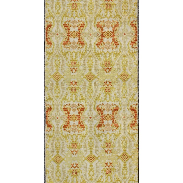 Traditional 1920s Antique Spanish Runner Rug - 3′10″ × 14′ For Sale - Image 3 of 8