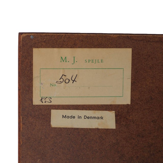 Danish Modern Teak Mirror by Jansen Spejle, Denmark, 1950s For Sale - Image 9 of 10