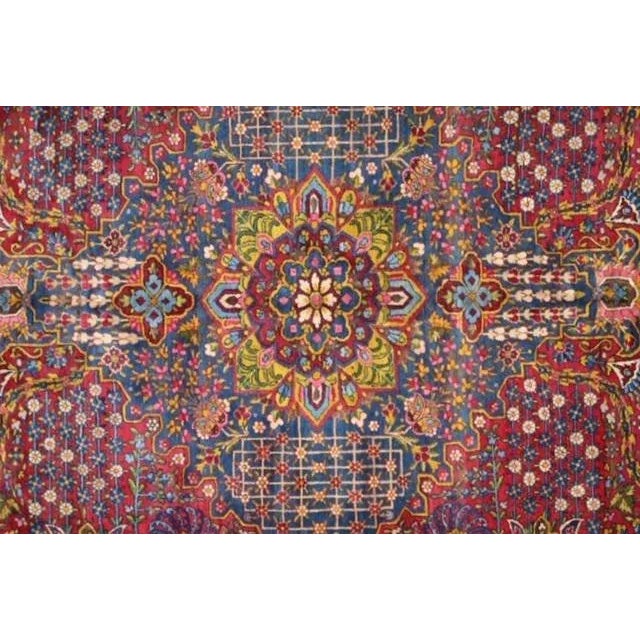 Textile 1920's Persian Lavar Kerman Palace Rug For Sale - Image 7 of 13
