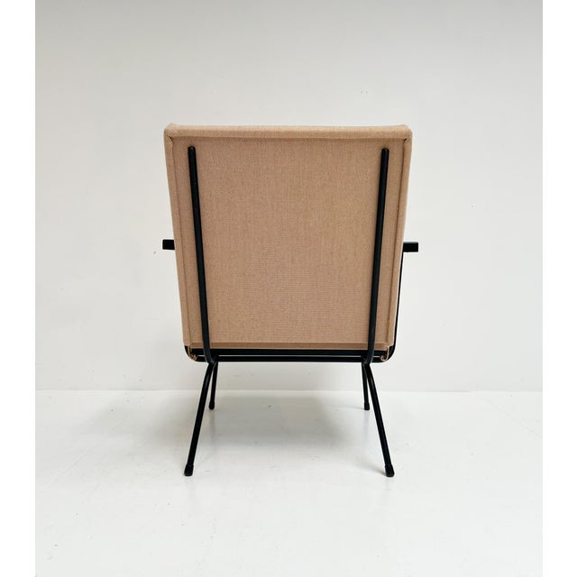 Cream Gispen 1407 Armchair by Wim Rietveld, 1950s For Sale - Image 9 of 15