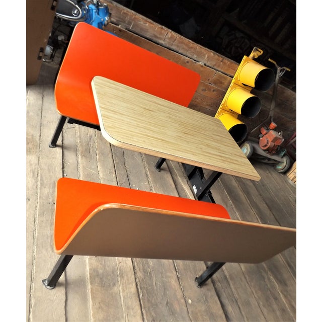 Mid-Century Modern Plymold Restaurant Booth & Benches ...