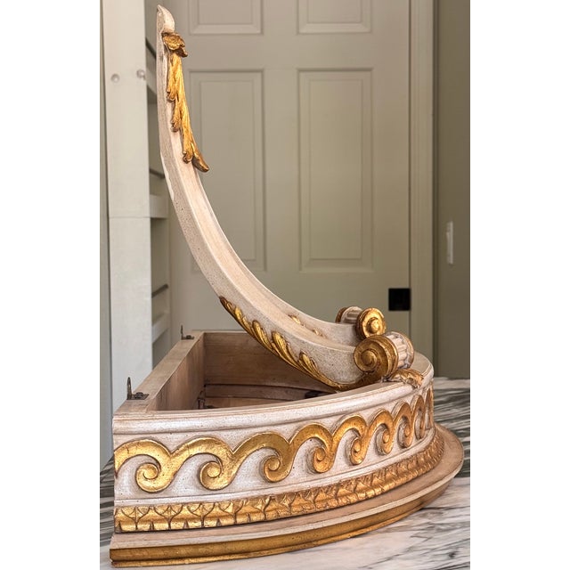 Hollywood Regency Dorothy Draper Style Large Scale Wall Mounted Shelf For Sale In Seattle - Image 6 of 18