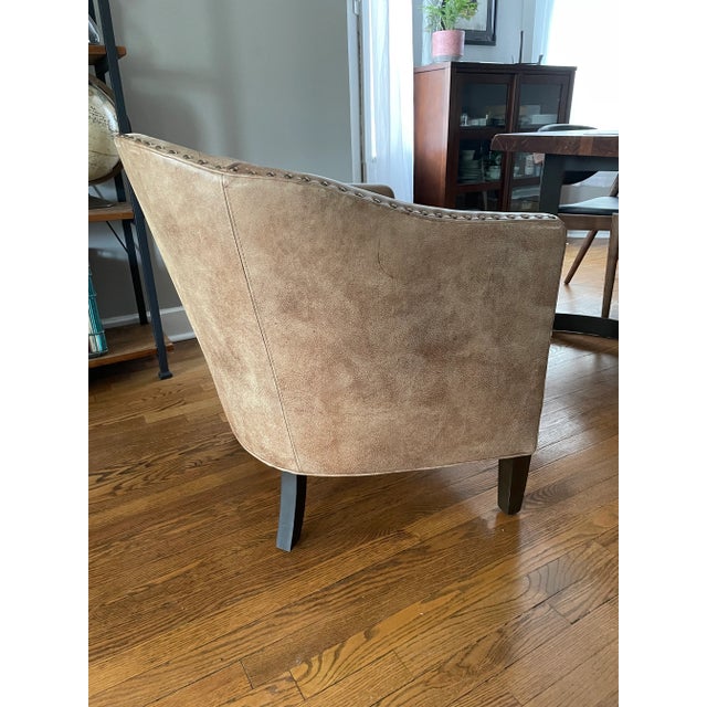 2010s Cisco Brothers Crescent Accent Chair For Sale - Image 5 of 10