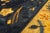 1920s Blue Navy Floral Deco Antique Chinese Peking Rug Handknotted Wool For Sale - Image 10 of 11