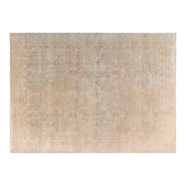 Persian Khorassan Hand Knotted Wool Carpet For Sale