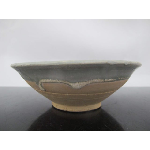 Japanese Ceremony Chawan Celadon Summer Matcha Tea Bowl Pottery For Sale In Portland, OR - Image 6 of 10