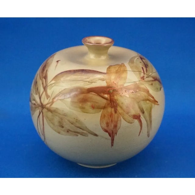 Art Deco Gold Luster Ceramic Vase by Riccardo Gatti, Italy, 1930s For Sale - Image 4 of 18