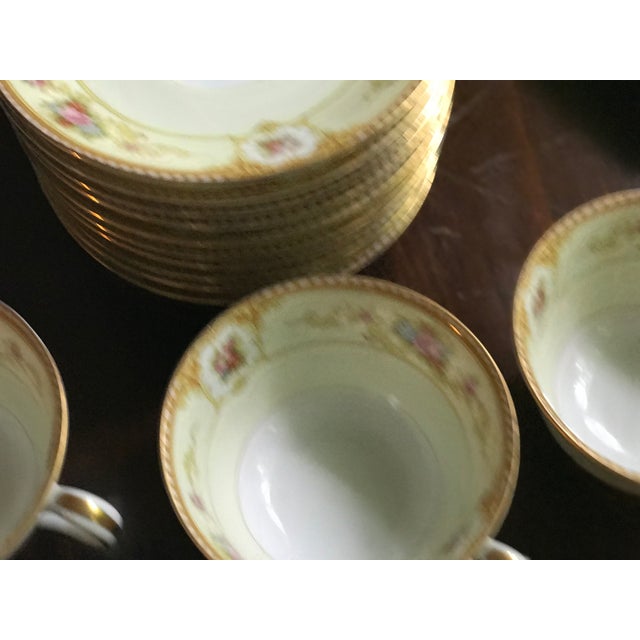 Vintage Noritake Allure China Dinnerware, Set for 10 , Total 62 Pieces For Sale - Image 12 of 13