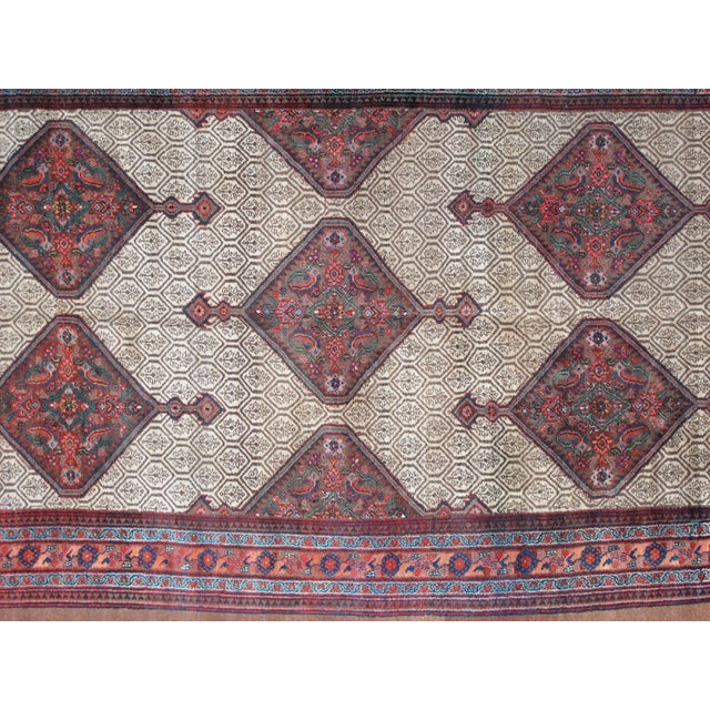 Persian 1900s Persian Bakhshaish Rug - 6'7" X 12'6" For Sale - Image 3 of 8