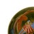 Earthenware - Hanging plate in 'parrot' earthenware by Manuel Gustavo Bordallo Pinheiro. Portuguese; manufactured in...