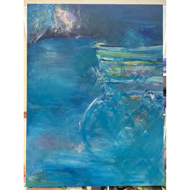 "The Grotto", Original Oil Painting, Abstract Art For Sale - Image 13 of 13