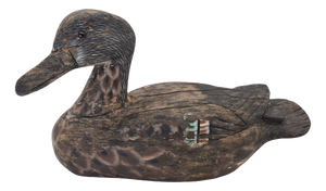 20th Century Wooden Duck Hunting Decoy, 1890s