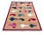 Not Yet Made - Made To Order Handmade Cotton Natural Vegetable Dyed Rug Tan and Red Fish Pattern Dhurrie - 10'x14' For Sale - Image 9 of 11