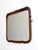 Brown Antique Art Nouveau Beveled Glass Wall Mirror For Sale - Image 8 of 17