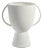 Lampton Matt White Ceramic Vase For Sale