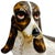Mid-Century Italian Hand-Glazed Majolica Reclining Basset Hound Statue For Sale - Image 9 of 12