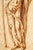 Brown Mixed Medium Antique Framed Neoclassical Drawing Gouache Watercolor Classical Male Female Figures Art Grand Tour Style For Sale - Image 8 of 16