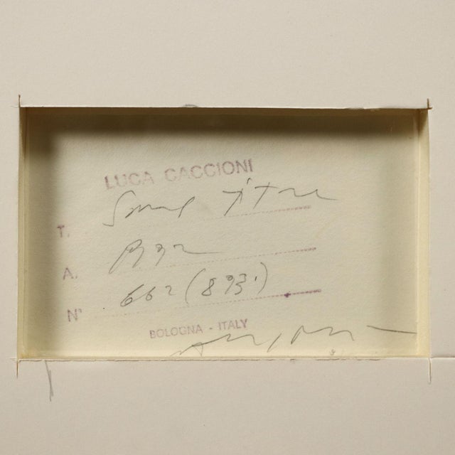 After Luca Caccioni, Composition, Mixed Media on Paper For Sale - Image 9 of 13