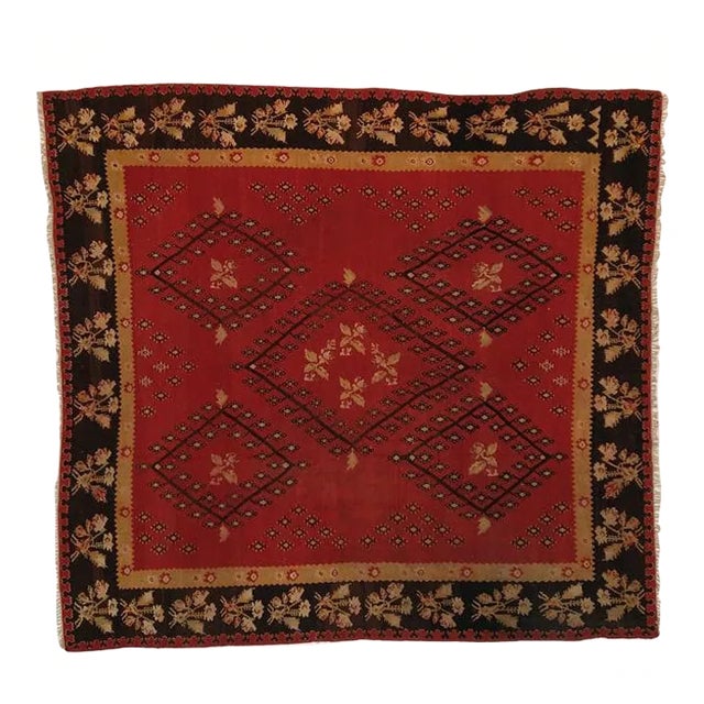 1930s Besarabian Kilim Rug For Sale
