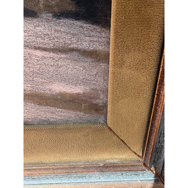 1960s André Even Signed Breton Coastal Landscape Wax Pastel, Framed For Sale In San Francisco - Image 6 of 12