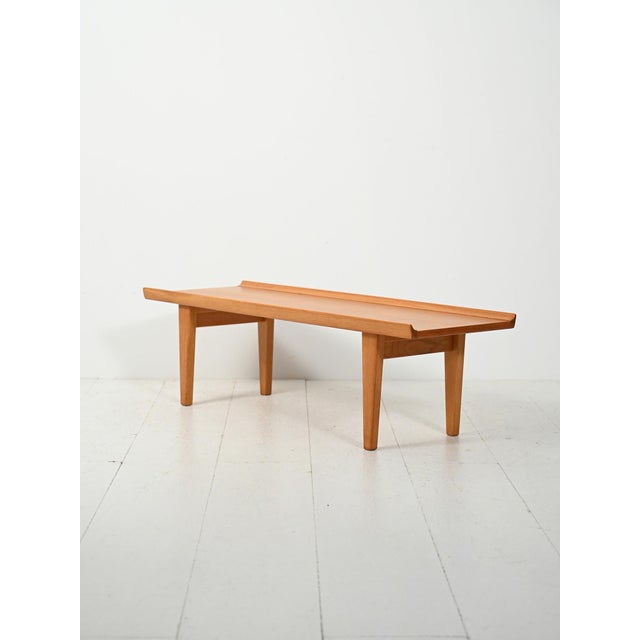 Oak Novett Bench by Erik Wørts, 1960s For Sale - Image 4 of 12