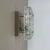 Small Cubic Textured Glass Wall Light in style of Orrefors, 1970s For Sale - Image 9 of 18