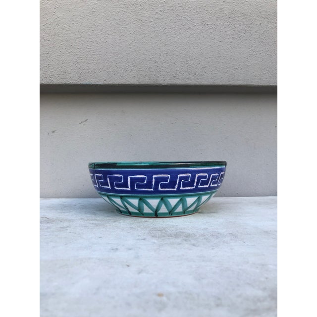 Mid-Century Modern 1950s Mid-Century Modern French Ceramic Bowl Robert Picault Vallauris For Sale - Image 3 of 6