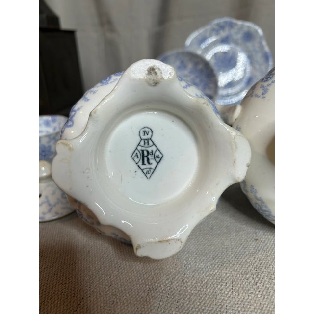 Antique Staffordshire Transferware Miniature Child’s Tea Set For Sale In Baltimore - Image 6 of 11