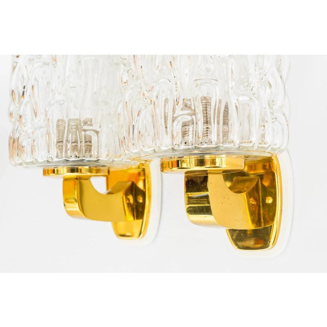 Original condition Original structure glass shades Wood white lacuered Up to 250V (Europe/UK Standard).The wiring of this...