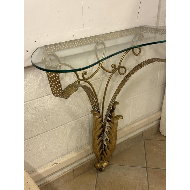 Console in Glass attributed to Pier Luigi Colli, 1930s For Sale - Image 4 of 10