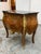 Louis XV Style Bombe Marquetry Commode, Vintage For Sale - Image 4 of 12