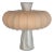 Caribbean Green Veined Marble and Natural Cotton Table Lamp from ZAVADSKI For Sale