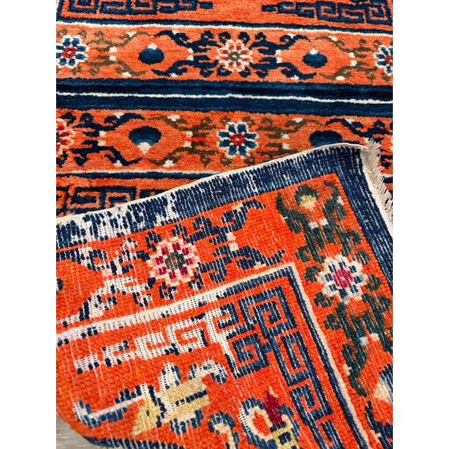 Mid-20th Century Chinese Art Deco Rug 2'3" X 4'7" For Sale - Image 12 of 12