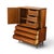 Young Manufacturing Concave Vintage Mid Century Modern Highboy Dresser C. 1960s, Attrbuted For Sale - Image 9 of 12