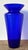 Vintage Boho Monumental Cobalt Glass Vase For Sale - Image 4 of 7