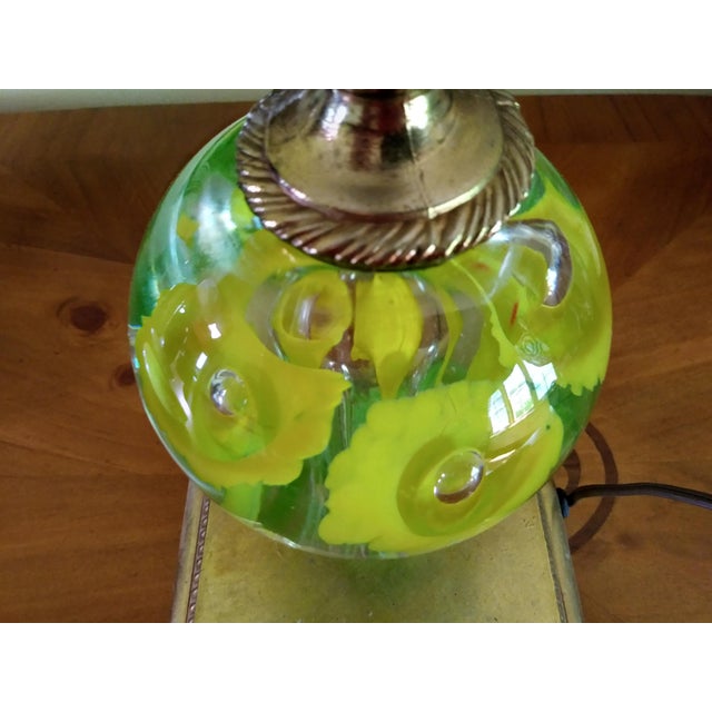 1940s St. Clair Art Glass Paperweight Lamp Chairish