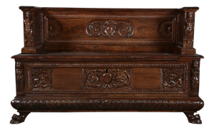 Antique Walnut Chest, 1640s