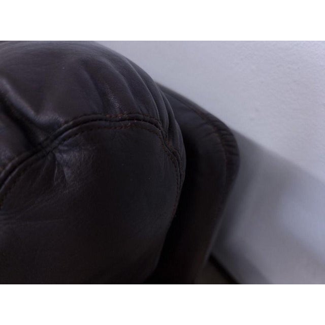 Vintage Leather Coronado Two-Seater Couch from B&B Italia For Sale - Image 10 of 13