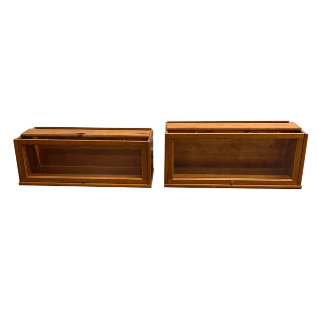 Globe Wernicke 1980s Hale Barrister Bookshelves 3 Tier Stack - Solid Cherry For Sale - Image 4 of 7