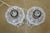 2 Mid Century Etched Glass Crystal Hurricane Candlestick Boudoir Lamps 20" For Sale - Image 12 of 18