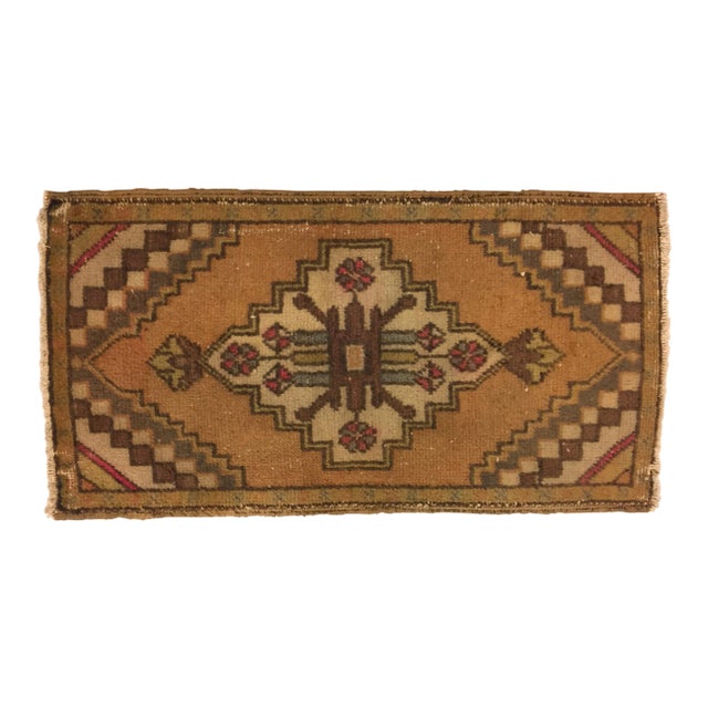Vintage Nomadic Turkish Rug - 1′8″ × 3′1″ For Sale