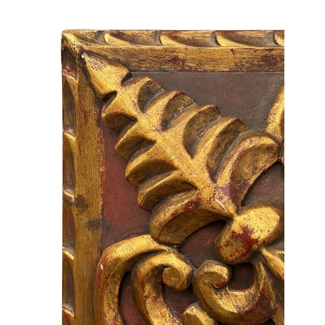 18thC Spanish Oil on Canvas Our Lady of Mount Carmel For Sale In Tampa - Image 6 of 7