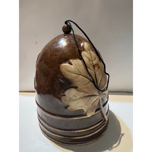 1990s Vintage Ceramic Hanging Bell For Sale - Image 5 of 9