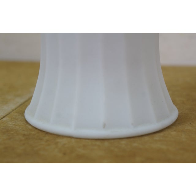 Antique Victorian Brass Milk Glass Stick Pendant Ceiling Light 35" For Sale - Image 13 of 13