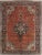 20th Century Antique Farahan Sarouk Rug, Handmade Oriental Rug, Rusty Red Navy Blue Very Fine Detail For Sale - Image 12 of 12