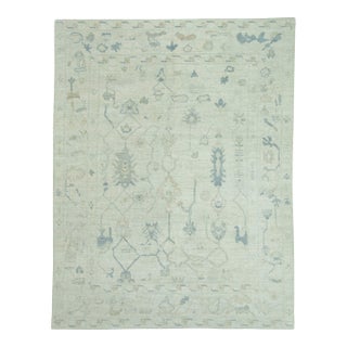 Turkish Oushak Rug 7'9" x 9'10" #19414 For Sale