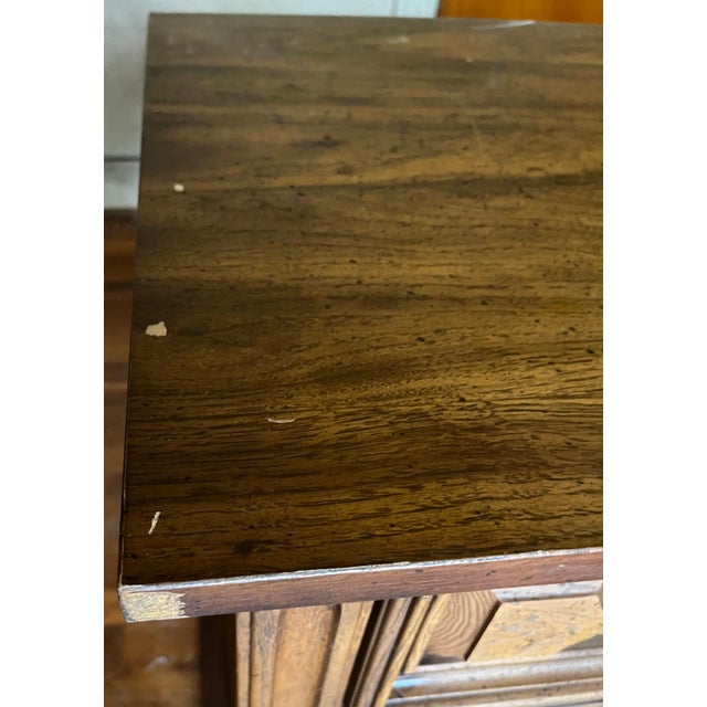 Vintage 1970s Bassett Spanish Revival Mediterranean 9-Drawer Triple Dresser For Sale - Image 9 of 9